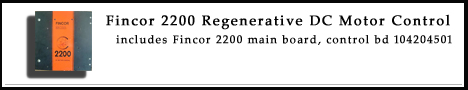 Fincor 2200 Regenerative DC Motor Control