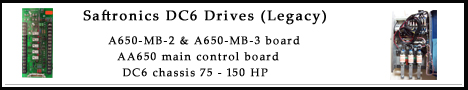  Saftronics A650 & AA650 (main board for DC6 drive)